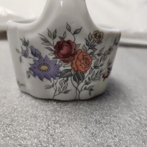 Floral Ceramic Basket
